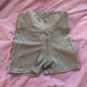 Floral Texture Aerie Bike Shorts